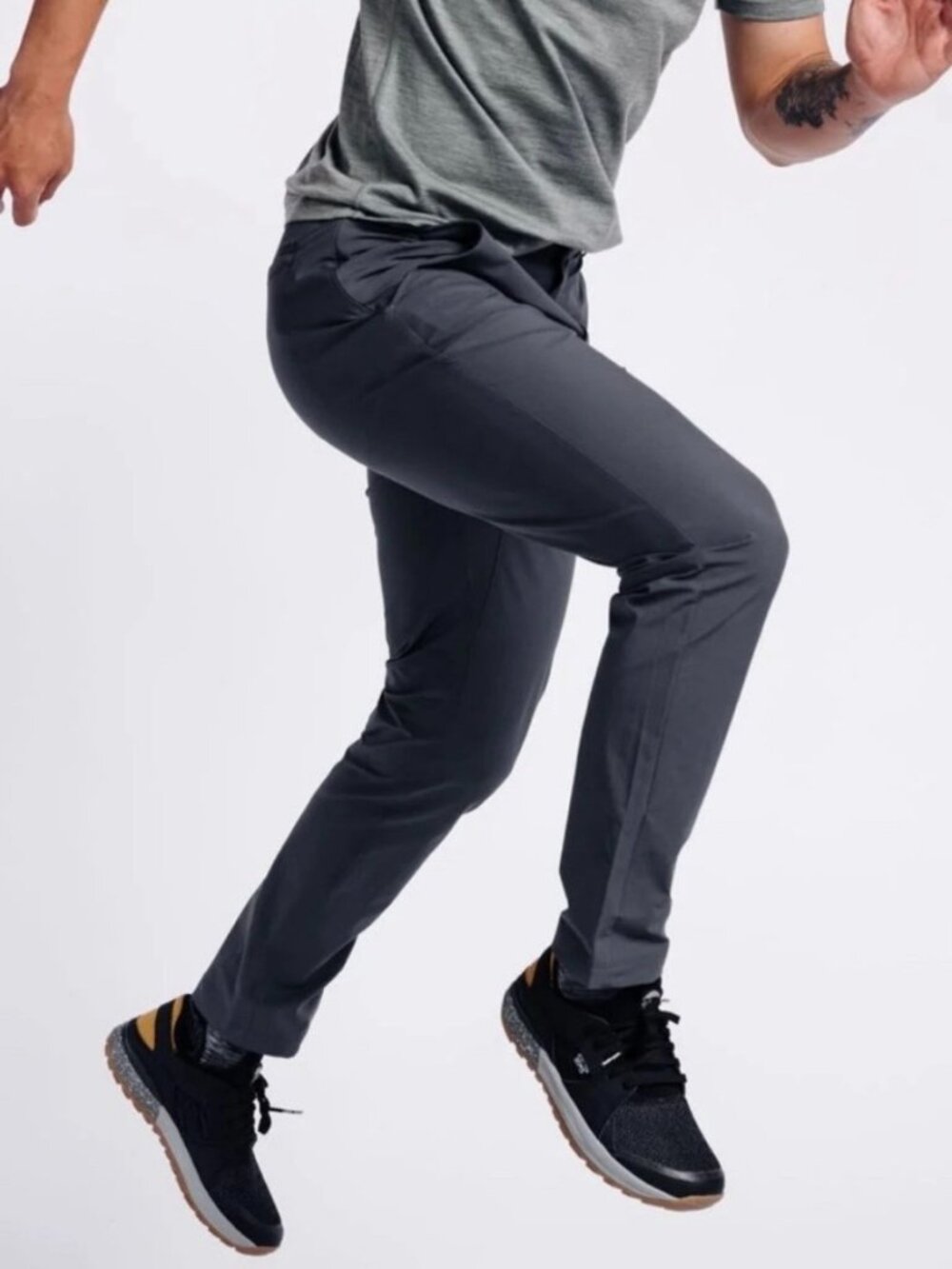 Teren Lightweight Traveler Performance Pants Outdoors Gorpcore Gray 38 x 30